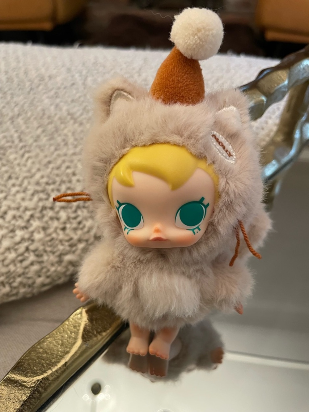 Labubu type cupie doll